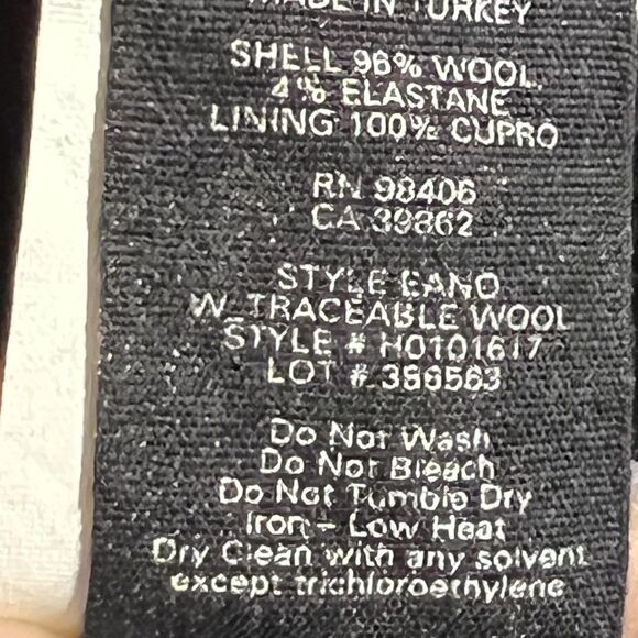 Theory Dress Womens 10 Blue Sleeveless Sheath E Gano Wool Blend Office Career - Picture 5 of 11